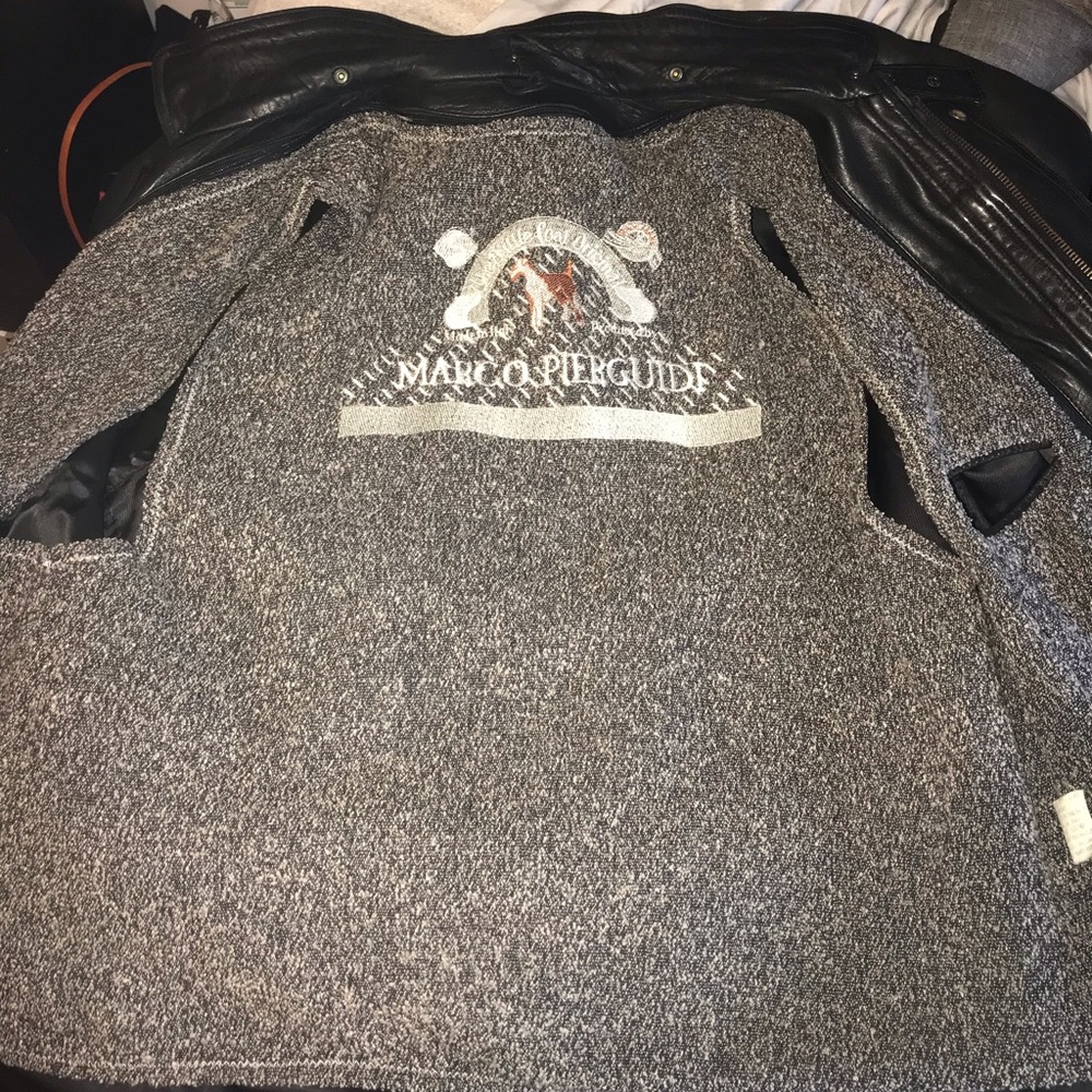 Marco Pierguidi leather jacket